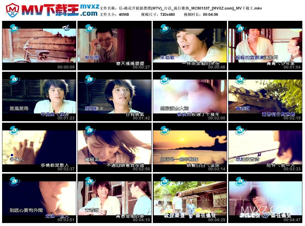 信-桃花开摇摇摆摆(MTV)_台语_流行歌曲_MC501337
